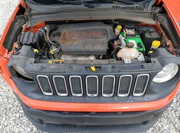 ZACCJAAT6GPD86775 2016 JEEP RENEGADE Orange Vista interior trasera