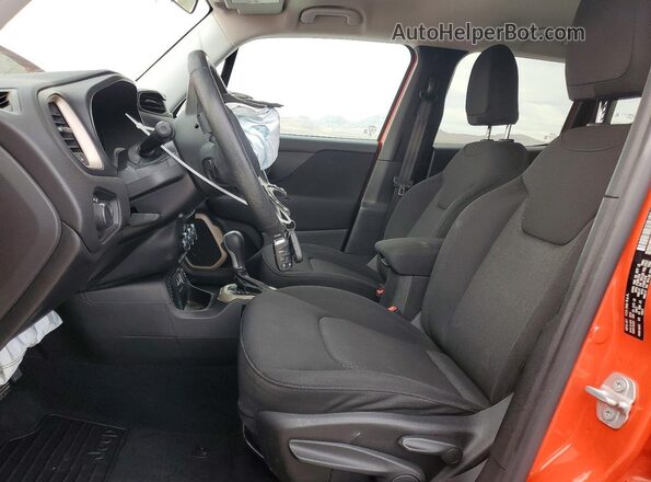 ZACCJAAT6GPD86775 2016 JEEP RENEGADE Orange Vista interior delantera
