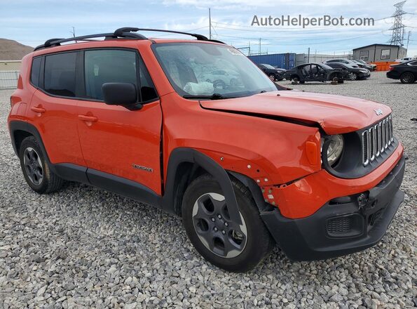 ZACCJAAT6GPD86775 2016 JEEP RENEGADE Orange Delantero derecho