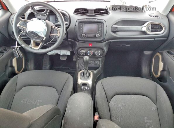 ZACCJAAT6GPD86775 2016 JEEP RENEGADE Orange Vista del salpicadero