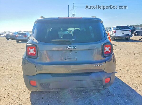 ZACCJAAT7GPE10310 2016 JEEP RENEGADE Gray Հետևի տեսք