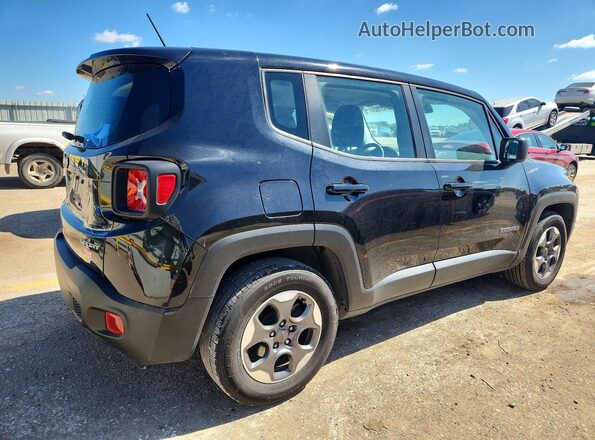 ZACCJAAT8GPC61308 2016 JEEP RENEGADE Black უკანა მარჯვენა