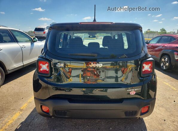 ZACCJAAT8GPC61308 2016 JEEP RENEGADE Black უკანა ხედი