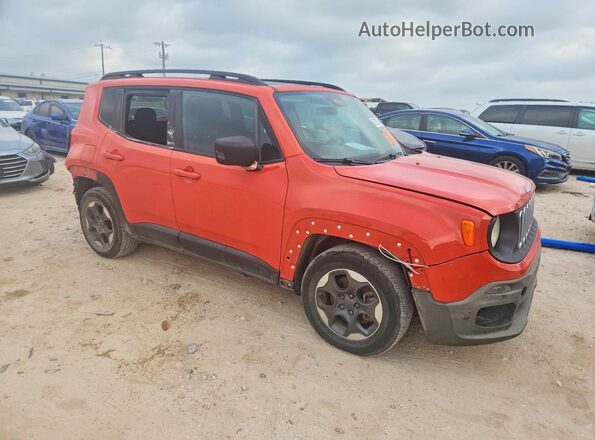 ZACCJAAT8GPD43510 2016 JEEP RENEGADE Оранжевый Передняя правая четверть