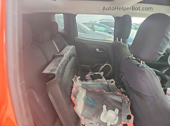 ZACCJAAT8GPD43510 2016 JEEP RENEGADE Оранжевый Вид задних сидений