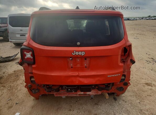 ZACCJAAT8GPD43510 2016 JEEP RENEGADE Оранжевый Вид сзади