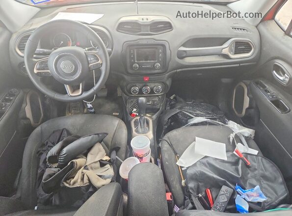 ZACCJAAT8GPD43510 2016 JEEP RENEGADE Оранжевый Вид панели приборов