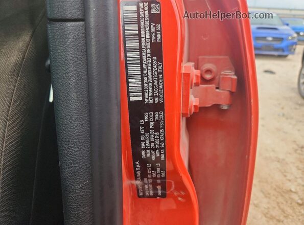 ZACCJAAT8GPD43510 2016 JEEP RENEGADE Оранжевый Вид подкапотного пространства