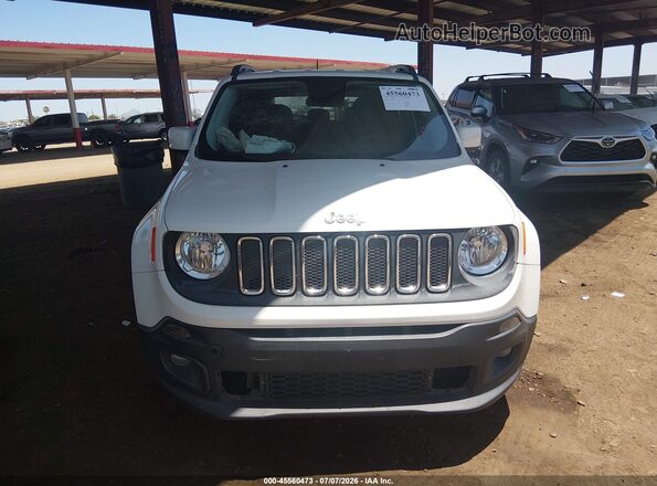 ZACCJABB0HPF98160 2017 JEEP RENEGADE Белый Вид панели приборов