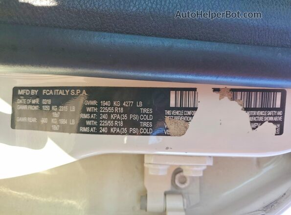 ZACCJABB0JPG95655 2018 JEEP RENEGADE White Вид підкапотного простору