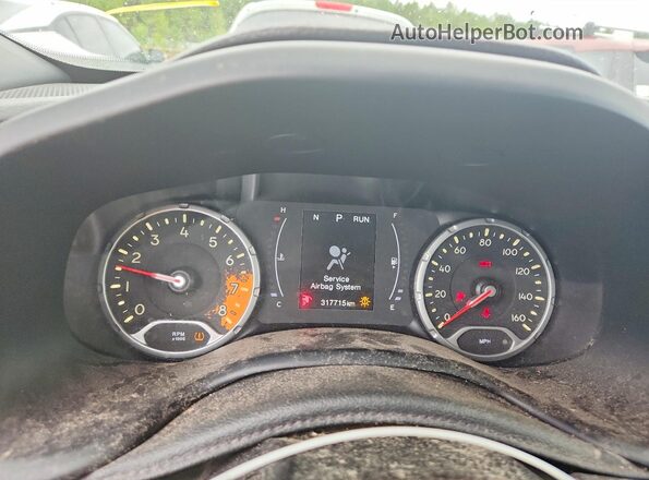 ZACCJABB0JPG95655 2018 JEEP RENEGADE White Вид щитка приладів