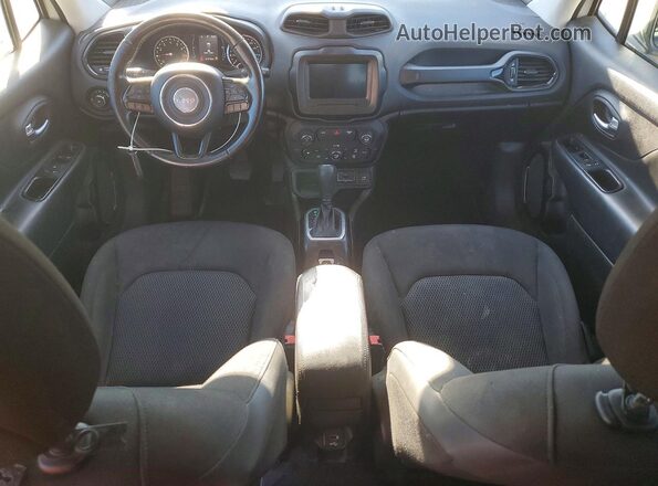 ZACCJABB0JPG95655 2018 JEEP RENEGADE White Вид панелі приладів