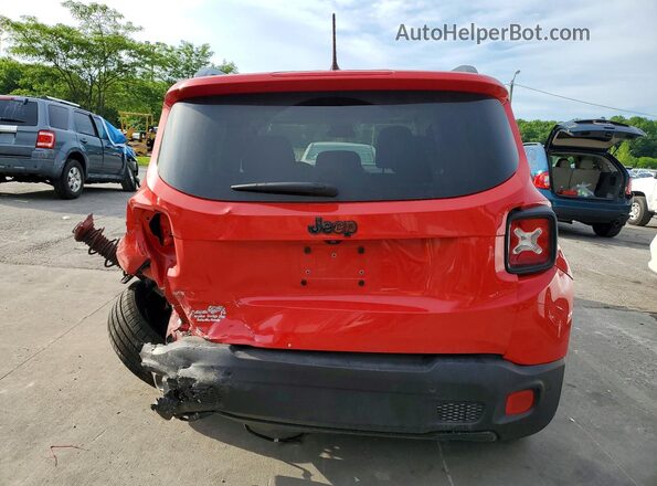 ZACCJABB1HPG01356 2017 JEEP RENEGADE Красный Вид сзади