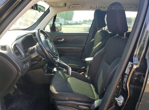 ZACCJABB2JPH39865 2018 JEEP RENEGADE Black Вид салону спереду