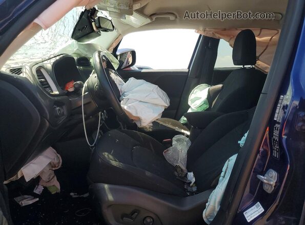 ZACCJABB3HPF13201 2017 JEEP RENEGADE Blue Front interior view