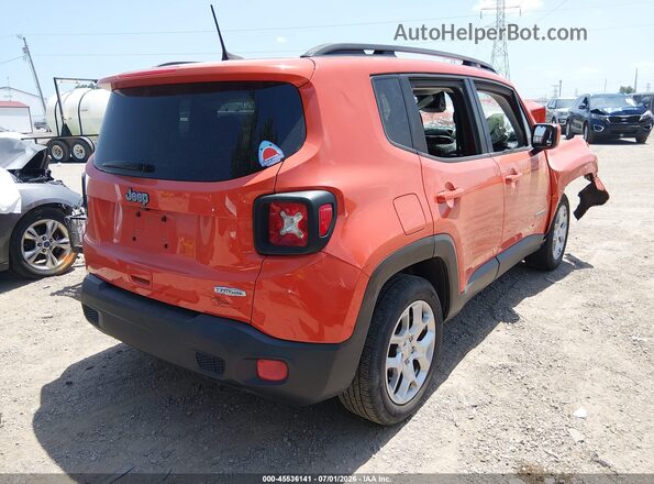 ZACCJABB3JPH10584 2018 JEEP RENEGADE Оранжевый Задняя правая четверть