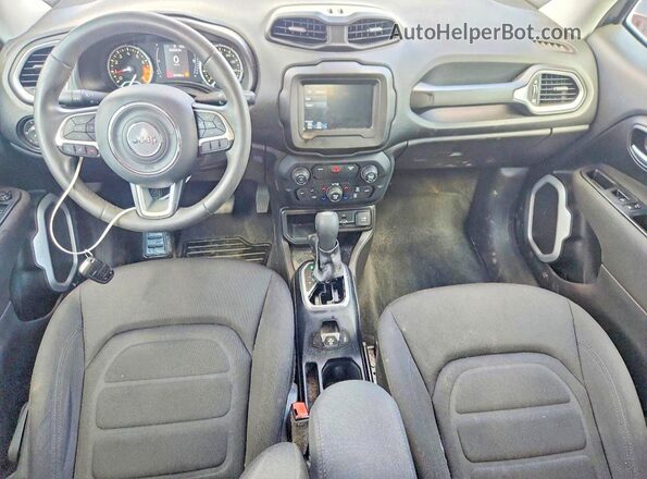 ZACCJABB3JPH15610 2018 JEEP RENEGADE Gray Dashboard view