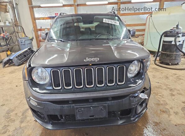 ZACCJABB3JPH15610 2018 JEEP RENEGADE Gray Front view