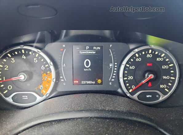 ZACCJABB3JPH15610 2018 JEEP RENEGADE Gray Instrument cluster view