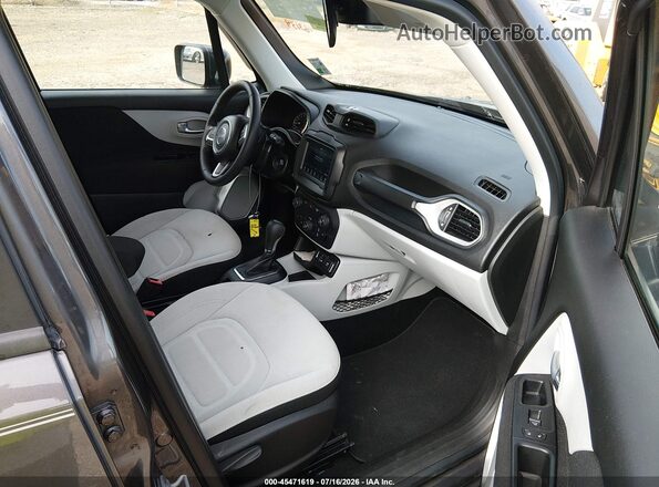 ZACCJABB3JPH18961 2018 JEEP RENEGADE Серый Вид салона спереди