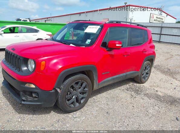 ZACCJABB3JPJ03131 2018 JEEP RENEGADE Red წინა მარცხენა ხედი სამი მეოთხედიდან