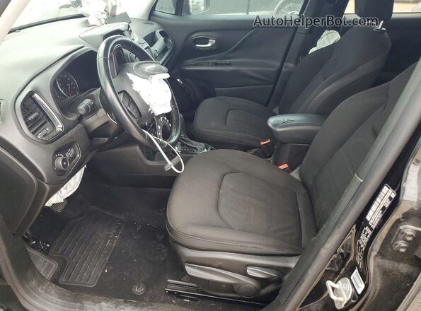 ZACCJABB4HPG38188 2017 JEEP RENEGADE Черный Вид салона спереди