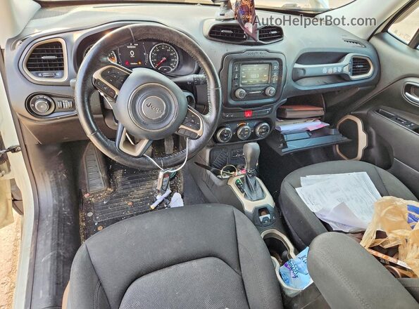 ZACCJABB5HPE49565 2017 JEEP RENEGADE White წინა პანელის ხედი