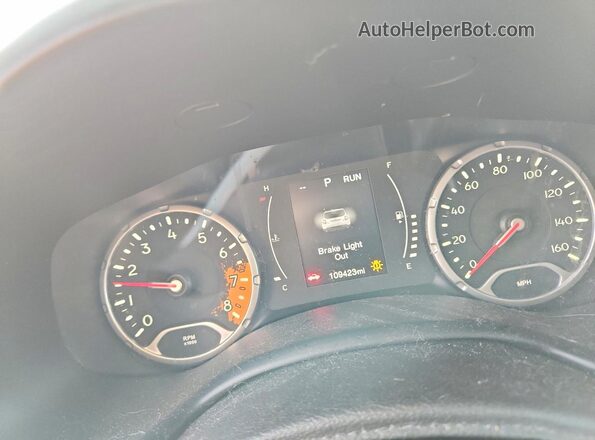 ZACCJABB5HPE49565 2017 JEEP RENEGADE White ხელსაწყოთა პანელის ხედი