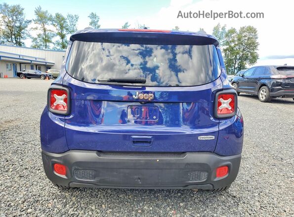 ZACCJABB5JPJ30878 2018 JEEP RENEGADE Blue Rear view