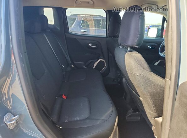 ZACCJABB6HPF21860 2017 JEEP RENEGADE Gray Vista de los asientos traseros