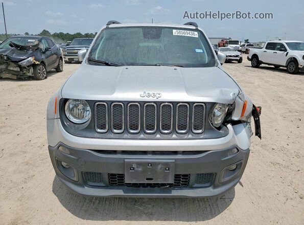 ZACCJABB6JPJ09148 2018 JEEP RENEGADE Silver Widok z przodu