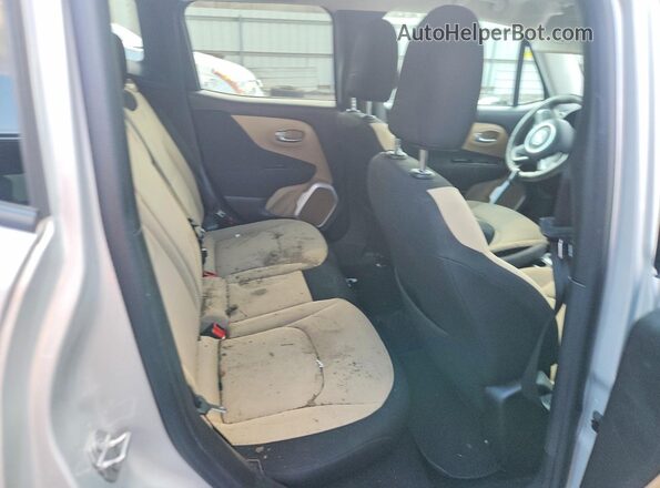 ZACCJABB7HPE99898 2017 JEEP RENEGADE Серебряный Вид задней части салона