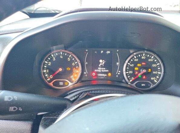 ZACCJABB7HPF18014 2017 JEEP RENEGADE Black Вид щитка приладів