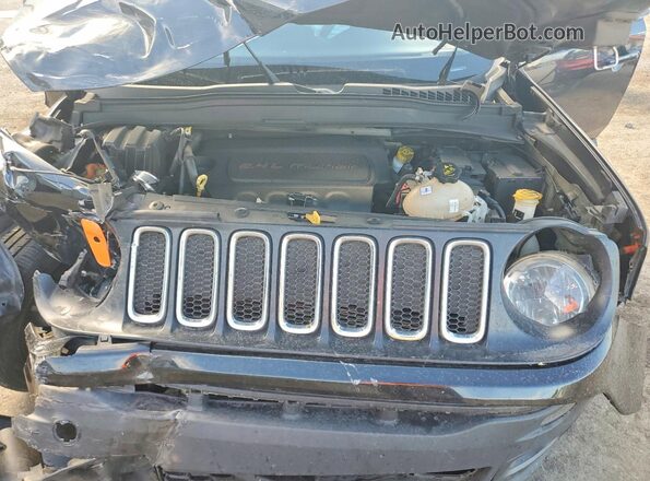 ZACCJABB7HPF18014 2017 JEEP RENEGADE Black Вид підкапотного простору