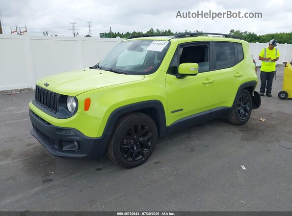ZACCJABB7HPF70758 2017 JEEP RENEGADE Зеленый Передняя левая четверть