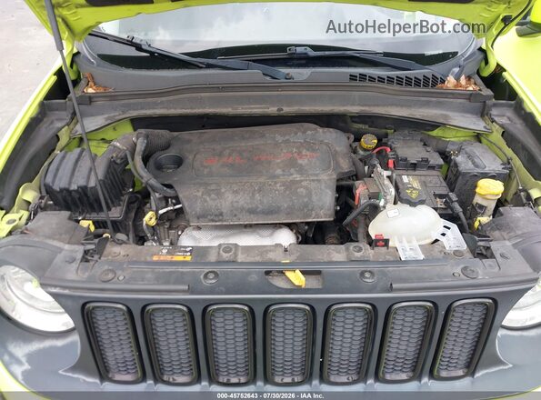 ZACCJABB7HPF70758 2017 JEEP RENEGADE Зеленый Вид сзади