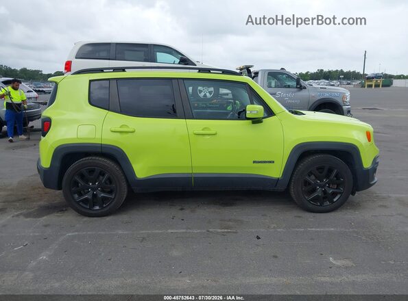 ZACCJABB7HPF70758 2017 JEEP RENEGADE Зеленый Вид задней части салона