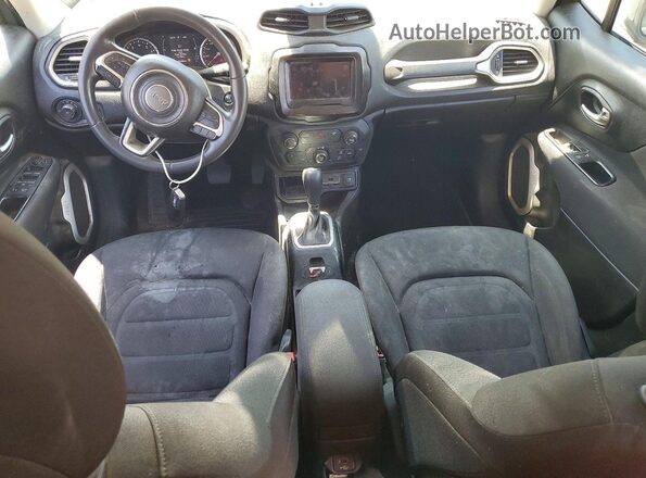 ZACCJABB7JPH70724 2018 JEEP RENEGADE Gray Вид панелі приладів
