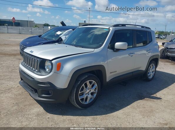 ZACCJABB8JPH27607 2018 JEEP RENEGADE Silver Vista tres cuartos delantera izquierda