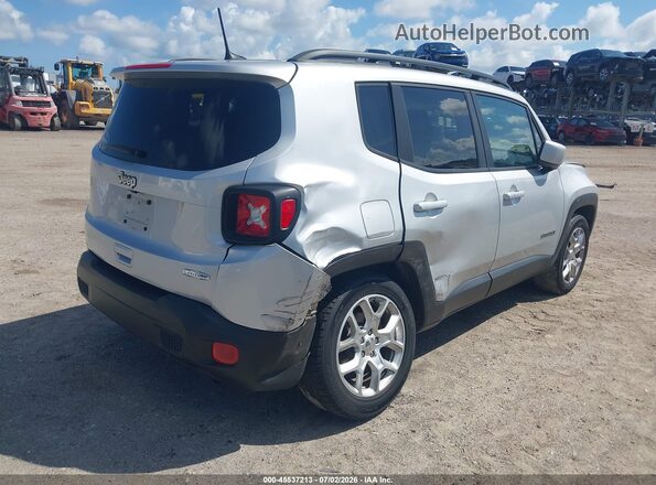 ZACCJABB8JPH27607 2018 JEEP RENEGADE Silver Trasero derecho