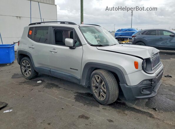 ZACCJABB8JPH83644 2018 JEEP RENEGADE Silver Delantero derecho