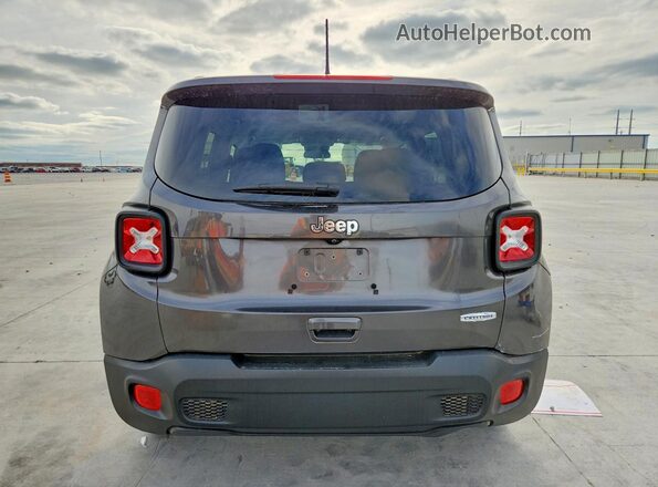 ZACCJABB8JPJ43995 2018 JEEP RENEGADE Gray Widok z tyłu