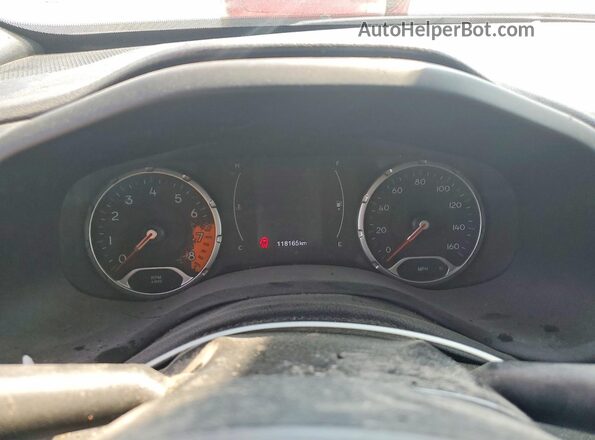 ZACCJABB8JPJ52017 2018 JEEP RENEGADE Silver ხელსაწყოთა პანელის ხედი