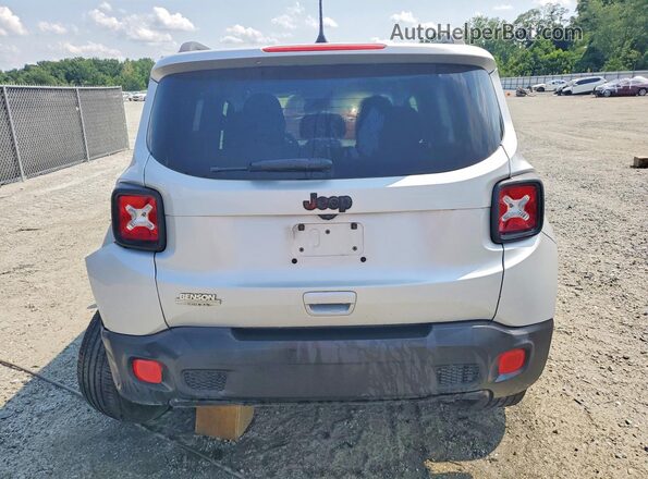 ZACCJABB8JPJ52017 2018 JEEP RENEGADE Silver უკანა ხედი