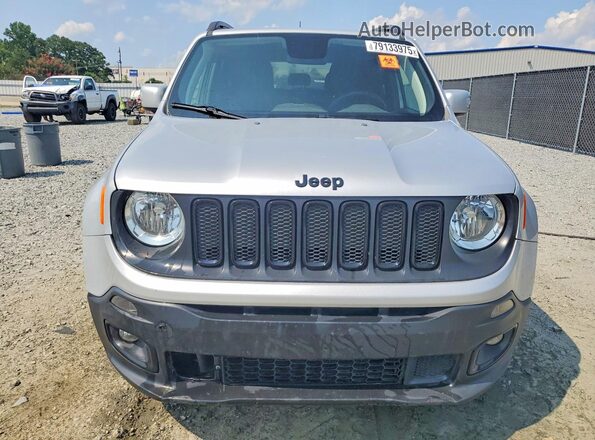ZACCJABB8JPJ52017 2018 JEEP RENEGADE Silver წინა ხედი