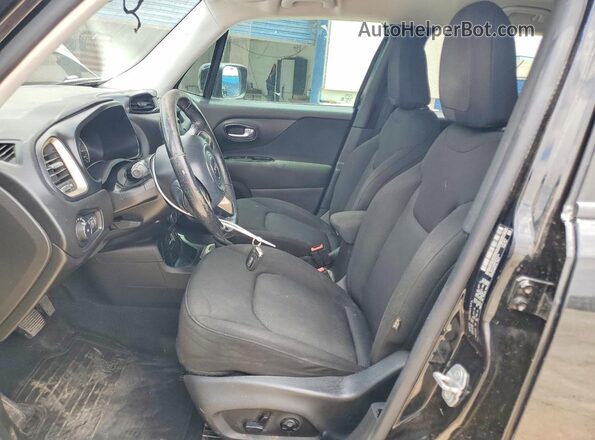 ZACCJABB9HPF47272 2017 JEEP RENEGADE Black წინა სალონის ხედი
