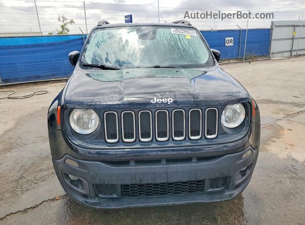 ZACCJABB9HPF47272 2017 JEEP RENEGADE Black წინა ხედი