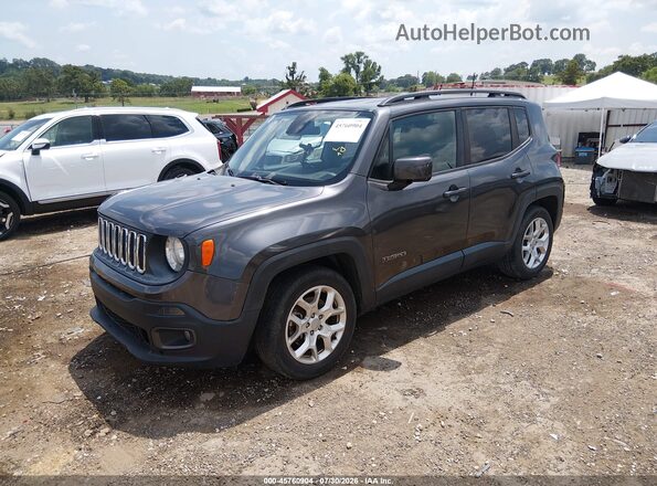 ZACCJABB9JPH88397 2018 JEEP RENEGADE Gray Передня ліва чверть