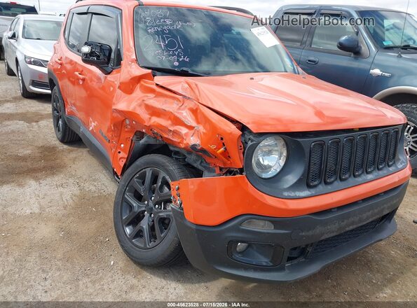 ZACCJABHXJPH23451 2018 JEEP RENEGADE Orange წინა ხედი