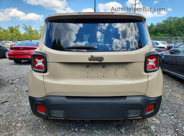 ZACCJABT0GPC62015 2016 JEEP RENEGADE Tan Հետևի տեսք